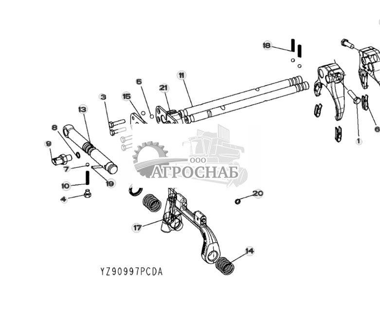 ГРУППА ПЕРЕКЛЮЧЕНИЯ ПЕРЕДАЧ (YZ90998) MRTSCN5SB, MRTSCM5SB, MRTSCM1SB, MRTSCN1SB - ST305141 271.jpg